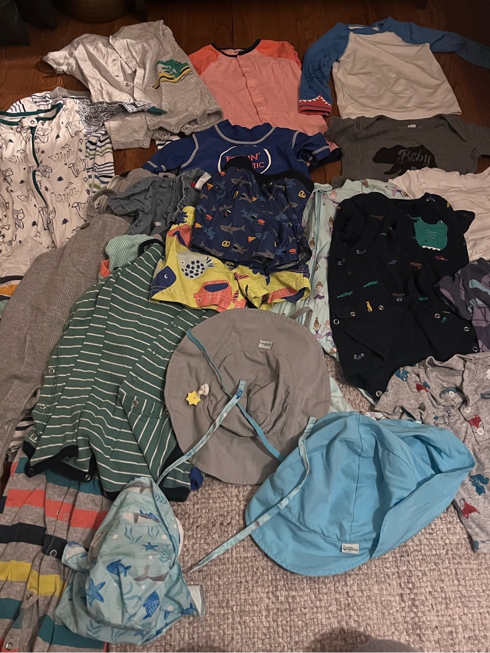 Mixed Kids Short-Sleeve Tees & Tops Pack in Blue, Gray, Green and Multicolor